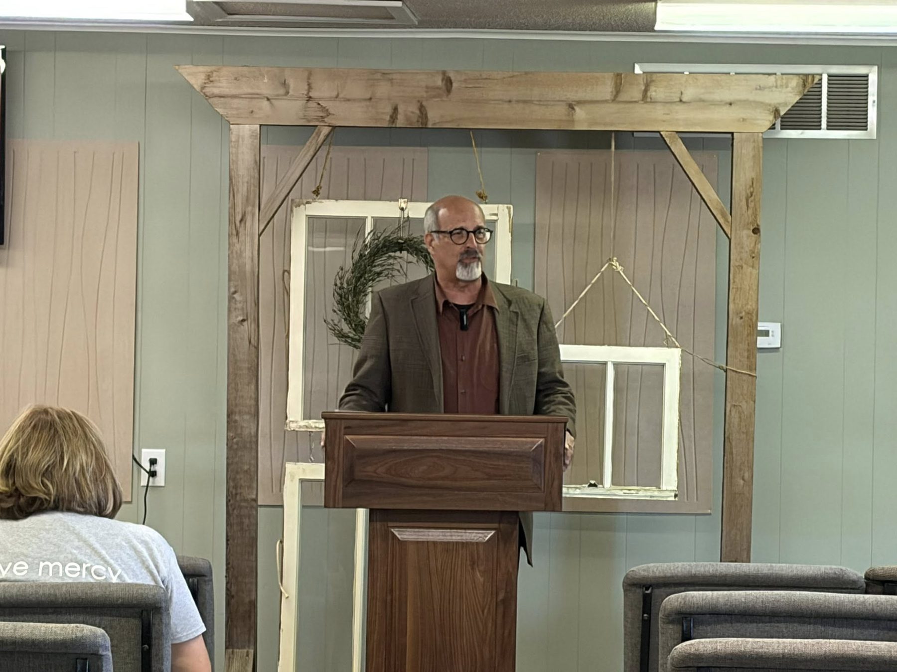 Inside the sanctuary at Grace & Truth Church