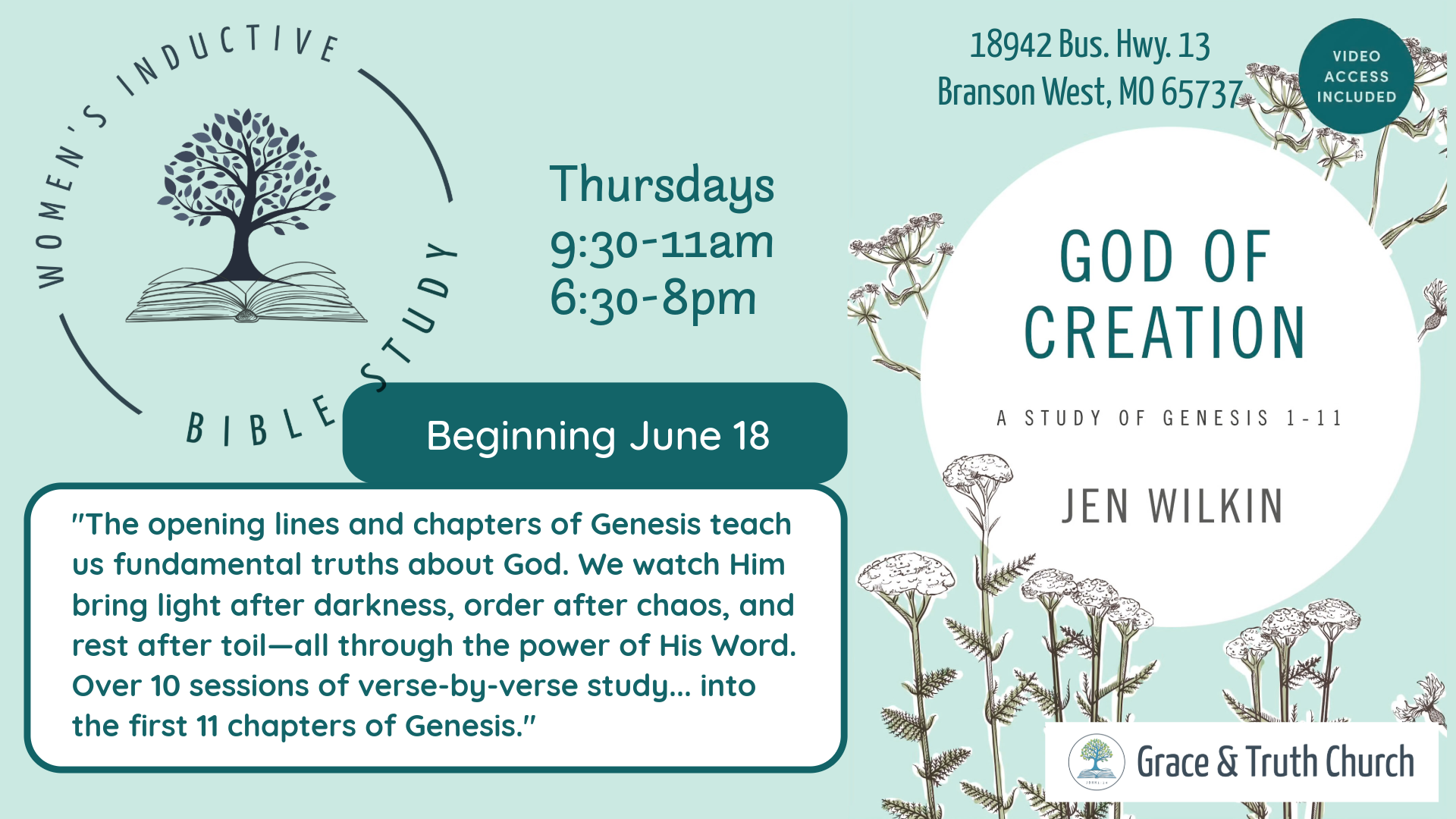 God of Creation study